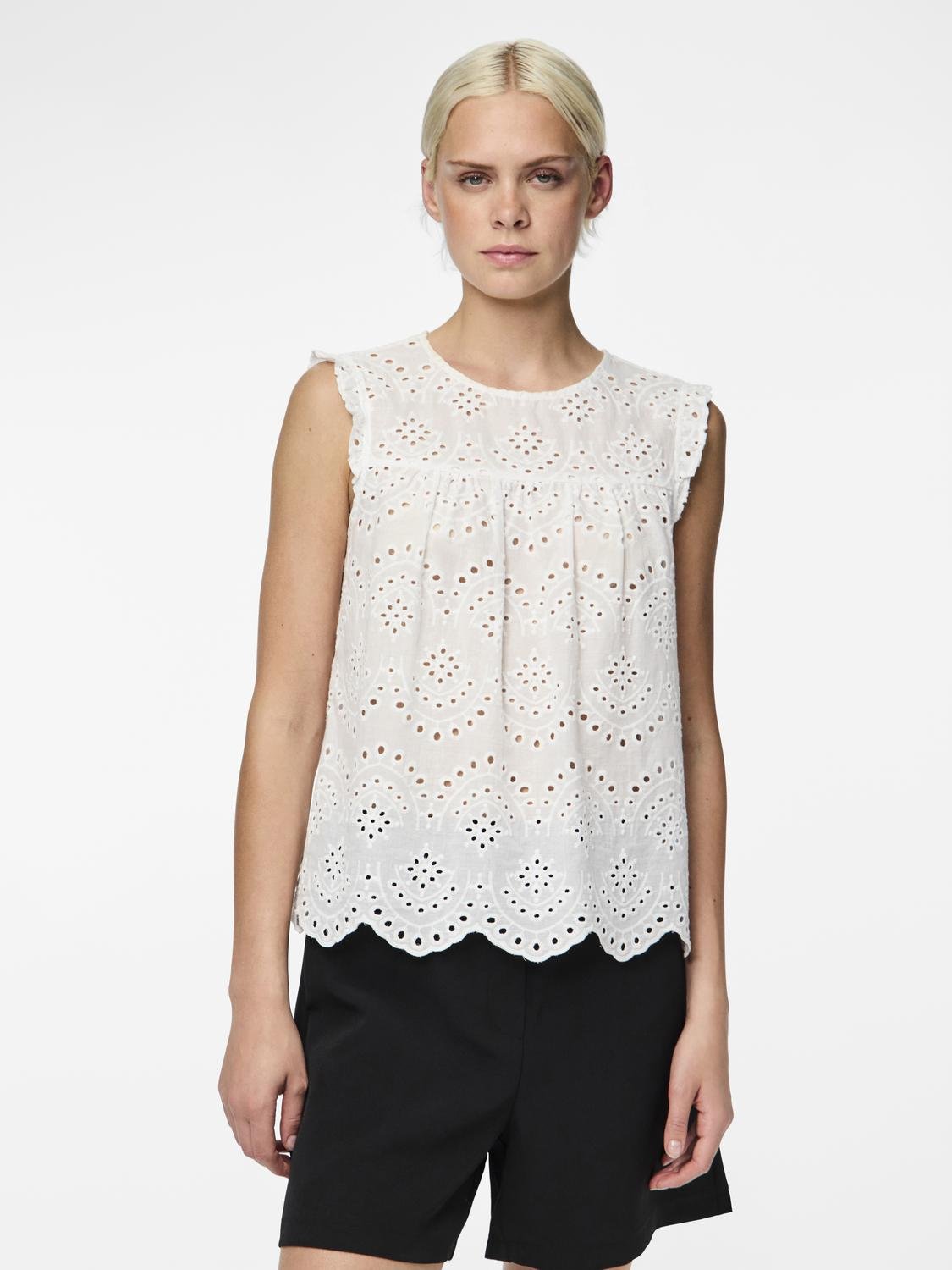 PCVILDE Tank - Top - Bright White - VERO MODA & VILA Bergvik
